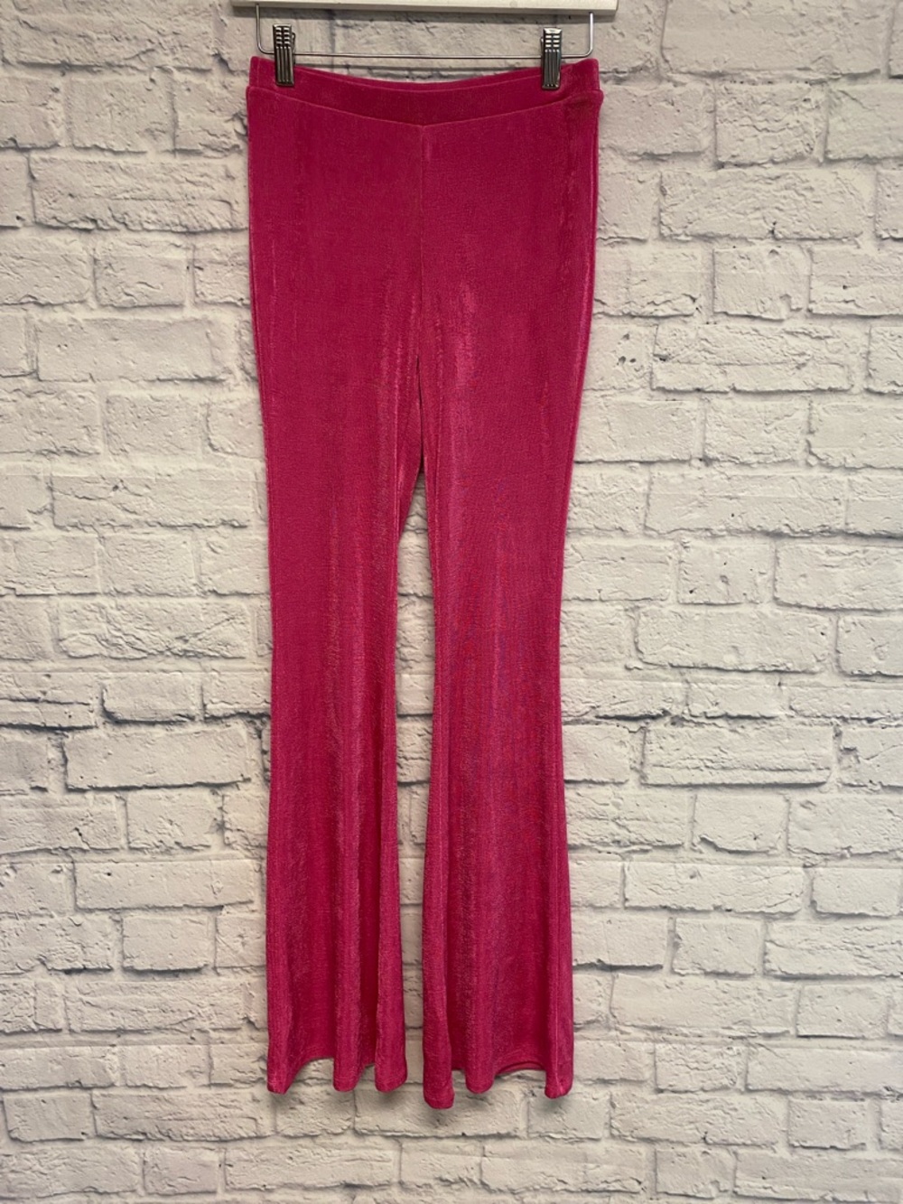 Wild Fable Hot Pink Slinky Flare Pants Size XS